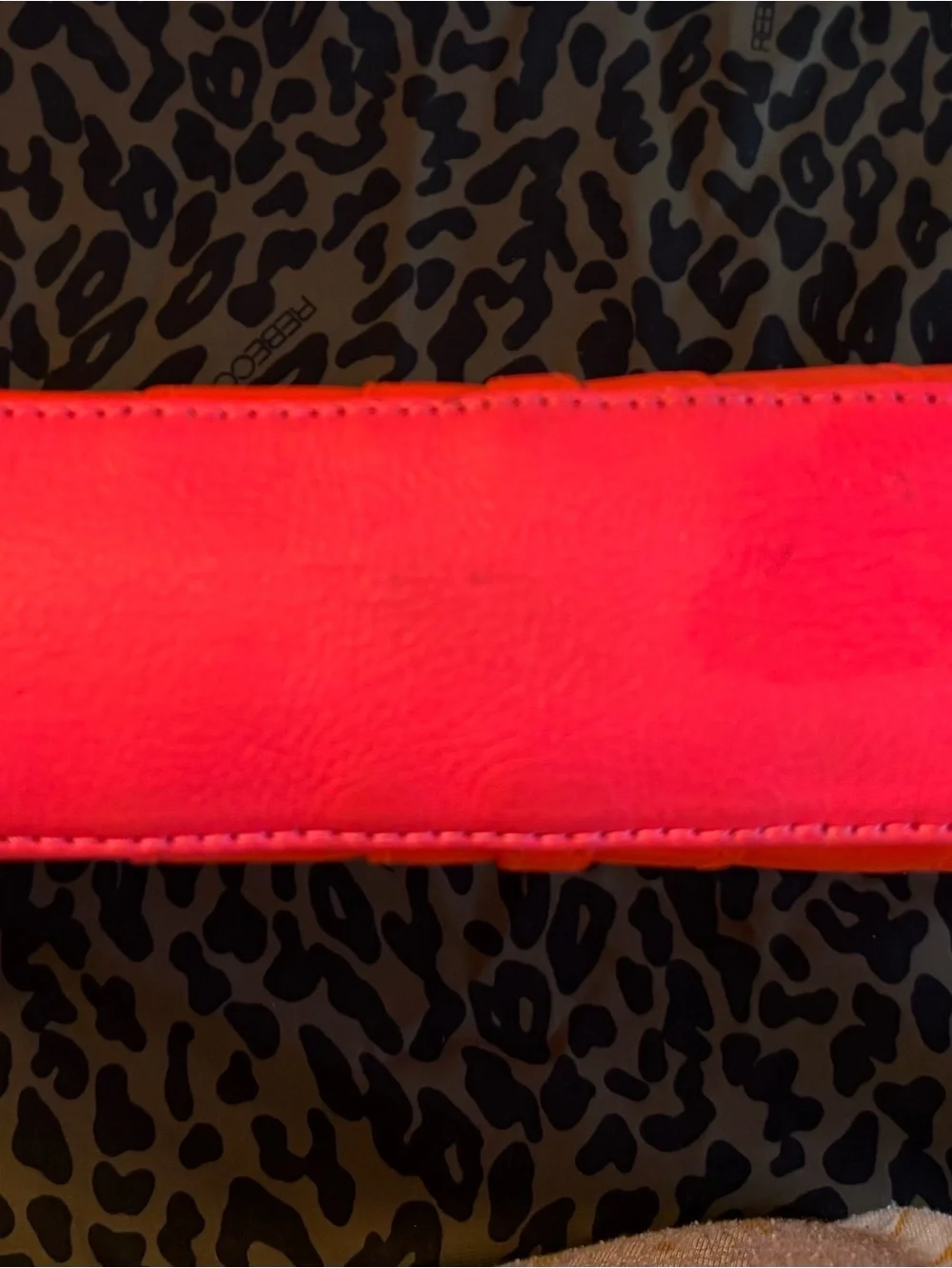 Rebecca Minkoff Park Avenue Two-Tone Leather Clutch -  Hot Pink & Coral